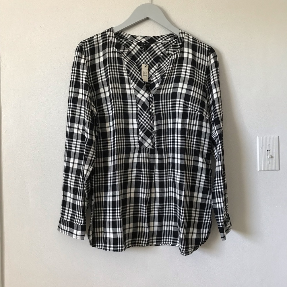 Talbots Cotton Popover Shirt